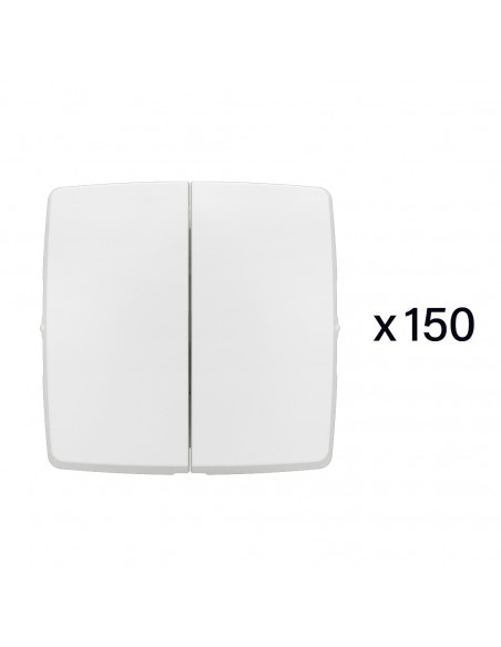 Lot de 150 transformeurs doubles Appareillage Saillie composable blanc LEGRAND 086114L