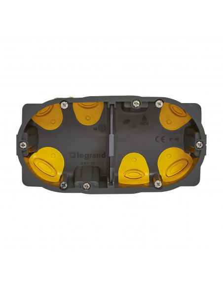 Boîte Eco Batibox 2 postes profondeur 40mm LEGRAND 090509L