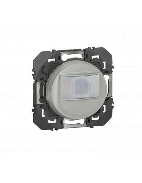 Détecteur mural dooxie sans Neutre 100W LED composable Alu LEGRAND 095241A