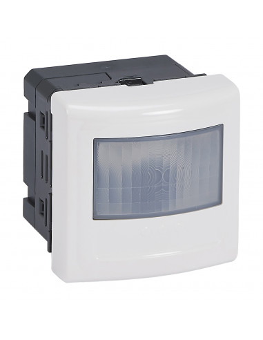 Détecteur mural Mosaic sans Neutre 100W LED composable Blanc LEGRAND 099622A