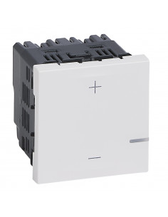 Variateur universel Mosaic 2 fils 125W composable Blanc LEGRAND 099686A