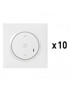 Lot de 10 inters connectés pour volet roulant store dooxie with Netatmo blanc LEGRAND 100084A