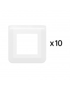 Lot de 10 plaques Mosaic 2 modules blanc LEGRAND 200146 2