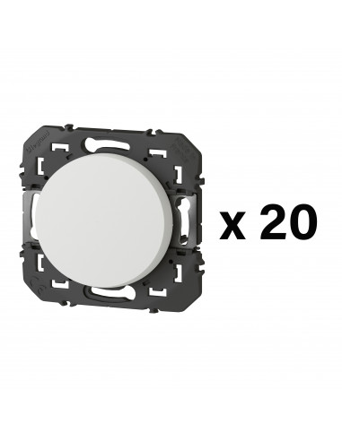 Lot dooxie 20 interrupteurs ou va-et-vient composable Blanc LEGRAND 300461