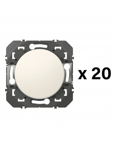 Lot dooxie 20 interrupteurs ou va-et-vient composable Blanc LEGRAND 300461