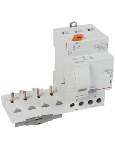 Bloc différentiel adaptable à vis DX³ pour disjoncteur 1 module par pôle 4 Pôles 400V 63A type AC 300mA sélectif LEGRAND 410521 2