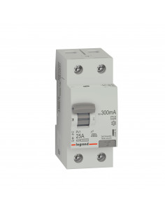 Interrupteur différentiel PV³ haut bas vis 2 Pôles 230V~ 25A typeA 300mA 2 mod LEGRAND 402679 2