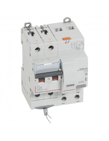 DX3 2P C25 6000A AC 300MA 4M LEGRAND 411174