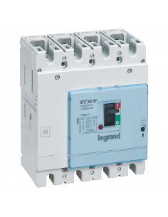 Disjoncteur DPX³250HP magnétique seul pouvoir de coupure 70kA 4P 80A LEGRAND 423966