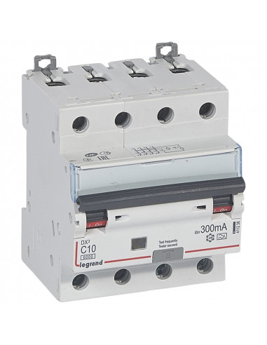 DX3 4P C10 6000A A 300MA 4M LEGRAND 411238