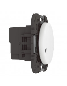 Interrupteur double avec Neutre connecté dooxie with Netatmo sans plaque blanc LEGRAND 600082A