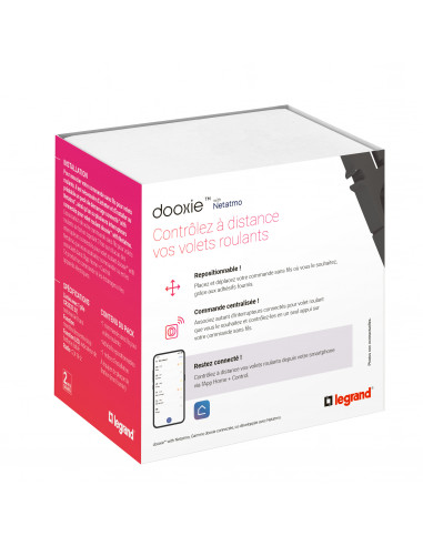 Commande sans fils pour volet roulant dooxie with Netatmo sans plaque blanc LEGRAND 600087A