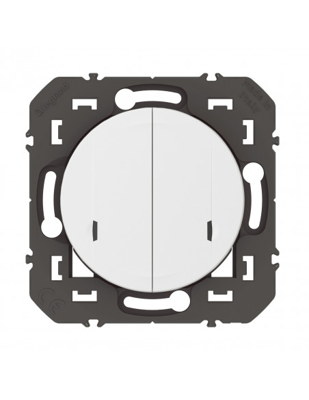 Cde double sans fils pour éclairage prise dooxie with Netatmo sans plaque blanc LEGRAND 600088A