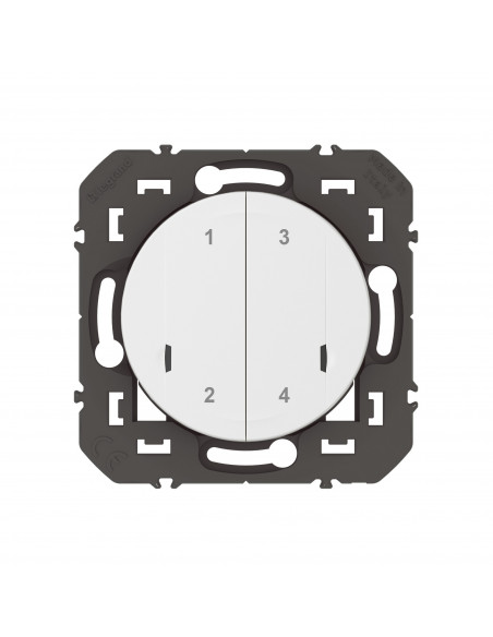 Commande sans fils 4 scénarios dooxie with Netatmo sans plaque blanc LEGRAND 600091A