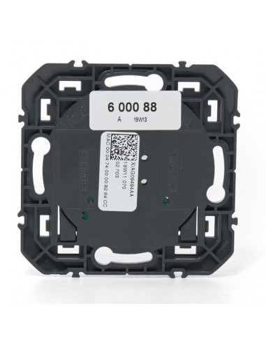 Cde double sans fils pour éclairage prise dooxie with Netatmo sans plaque alu LEGRAND 600188A
