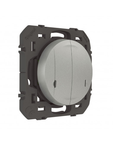 Cde double sans fils pour éclairage prise dooxie with Netatmo sans plaque alu LEGRAND 600188A