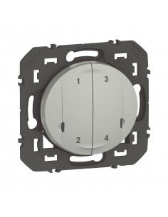 Commande sans fils 4 scénarios dooxie with Netatmo sans plaque alu LEGRAND 600191A 2