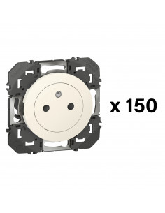 Lot de 150 prises de courant 2P+T Surface dooxie 16A finition blanc LEGRAND 600611