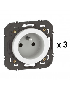 Pack 3 prises connectées dooxie with Netatmo 16A sans plaque blanc LEGRAND 600698A 2