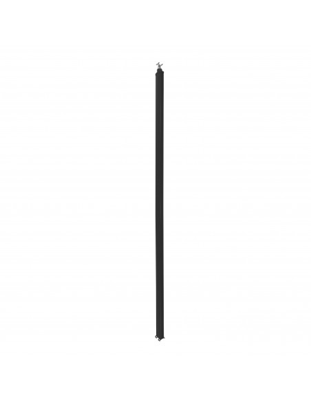 Colonne clippage direct 2 compart h. 2,67m couvercle PVC et corps en alu noir LEGRAND 653032