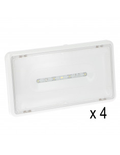 Lot de 4 BAES Ambiance 062565 connectés reconditionnés sans patère ap. 2019 LEGRAND 862565AM-R