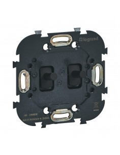 Mécanisme Double VV-Poussoir 1 Poste à levier Finition Noir Mat Art d'Arnould LEGRAND ARM67803