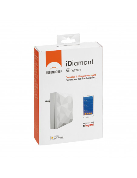 Passerelle Bubendorff iDiamant with Netatmo blanc LEGRAND BU050610