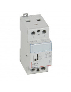 Contacteur de puissance CX³ silencieux bobine 230V~ 2 Pôles 250V~ 40A contact 2F 2 modules LEGRAND 412559