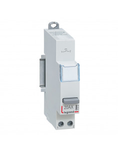 Poussoir modulaire simple fonction contact 1NO 1 module LEGRAND 412908