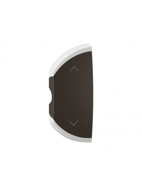 Enjoliveur Céliane MyHome marquage Haut-Bas 1 module Noir LEGRAND CN1500