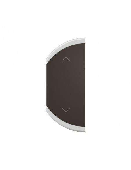 Enjoliveur Céliane MyHome marquage Haut-Bas 1 module Noir LEGRAND CN1500