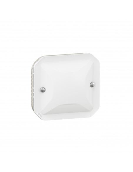 Interrupteur crépusculaire avec cellule photoélectrique intégrée étanche Plexo IP55 enjoliveur transparent LEGRAND 069517L
