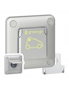 Prise de recharge pour VE Green'up Access avec volet IP55 IK10 Fixation saillie/encatrée Modes 1 ou 2 16A 230V LEGRAND 077897 2