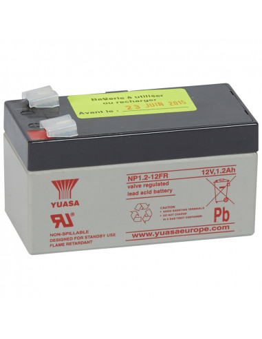 Batterie au plomb 12V 1Ah pour centralisateur de mise en sécurité incendie type B LEGRAND 040747