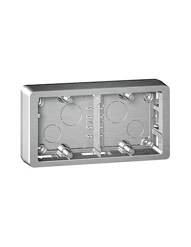 Cadre saillie Céliane 2 postes horizontal ou vertical titane LEGRAND 080245