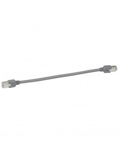 Cordon souple multimédia S/FTP pour module de brassage référence 413104 longueur 0,2m LEGRAND 413045