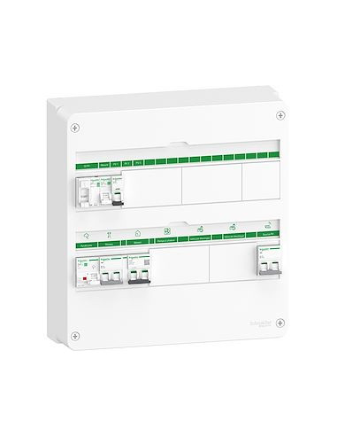 Rési9 Energy Center Mono 7-9 kWc onduleur centralisé 18 modules 2 rangées SCHNEIDER R9HPV218A19C