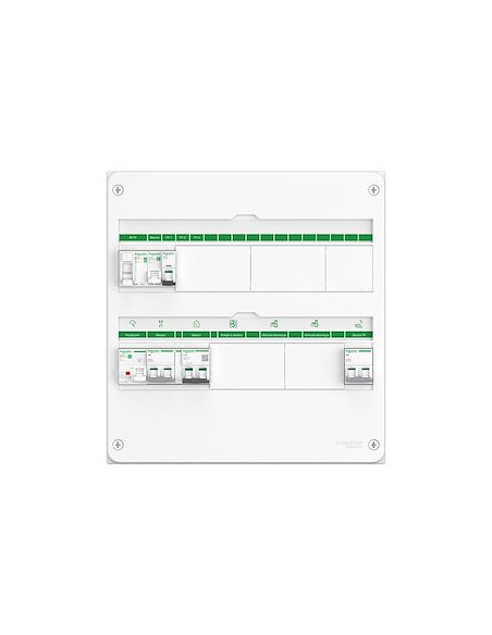 Rési9 Energy Center Mono 7-9 kWc onduleur centralisé 18 modules 2 rangées SCHNEIDER R9HPV218A19C