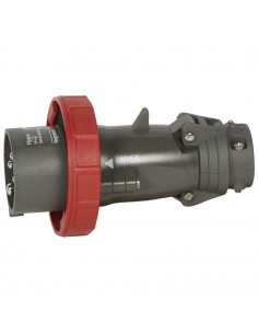Fiche mobile droite Hypra IP66/67-55 16A 380V à 415V 3P+T plastique LEGRAND 051160