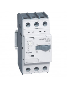 Disjoncteur moteur magnétothermique MPX³32S réglage thermique 6A à 10A pouvoir de coupure 50kA en 415V LEGRAND 417310