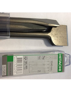 SET DE 3 BURINS SDS+ PIC+ PLAT+ BÊCHE L.250MM HITACHI 751589