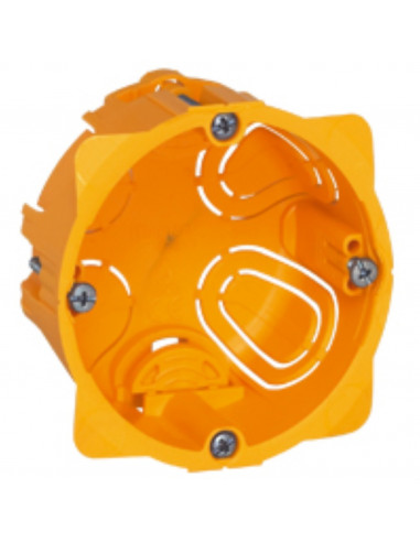 BOITE POUR CLOISONS SECHES 1 POSTE PROF 40MM DIAM 67MM LEGRAND 090541
