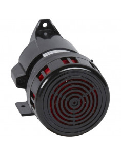 Sirène électromécanique IP30 IK05 tension 24V fixation saillie ou semi-encastrée LEGRAND 041536