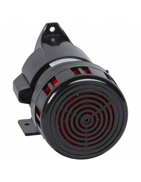 Sirène électromécanique IP30 IK05 tension 24V fixation saillie ou semi-encastrée LEGRAND 041536