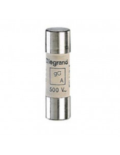 Cartouche industrielle cylindrique type gG 14x51mm sans percuteur 50A LEGRAND 014550