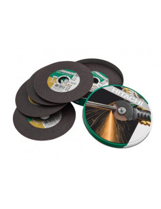 SET 10 DISQUES À TRONÇONNER DIAM 125 X 1MM INOX METAL HITACHI 782304 2