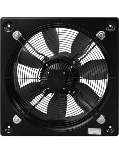 Ventilateur mural hélice PVC 4490 m3/h 2 pôles triphasé 230/400V D355 mm S&P 010750