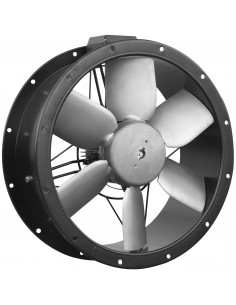 Ventilateur tubulaire alu 10410 m3/h 6 pôles monophasé 230V D630 mm pales L S&P 029761