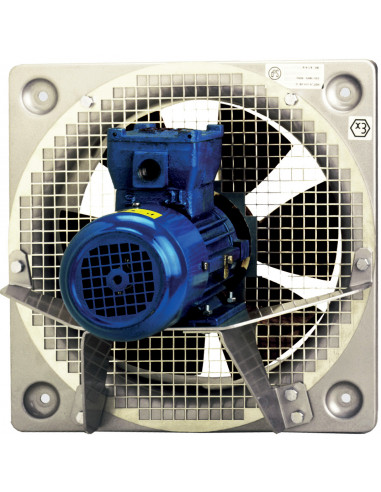 Ventilateur hélicoïde mural ATEX IIBHT4 2240 m3/h tri 230/400V D 315 mm S&P 100291