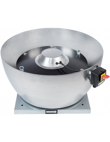 Tourelle centrifuge verticale régulée 7250 à 13320 m3/h boîtier de contrôle S&P 200098
